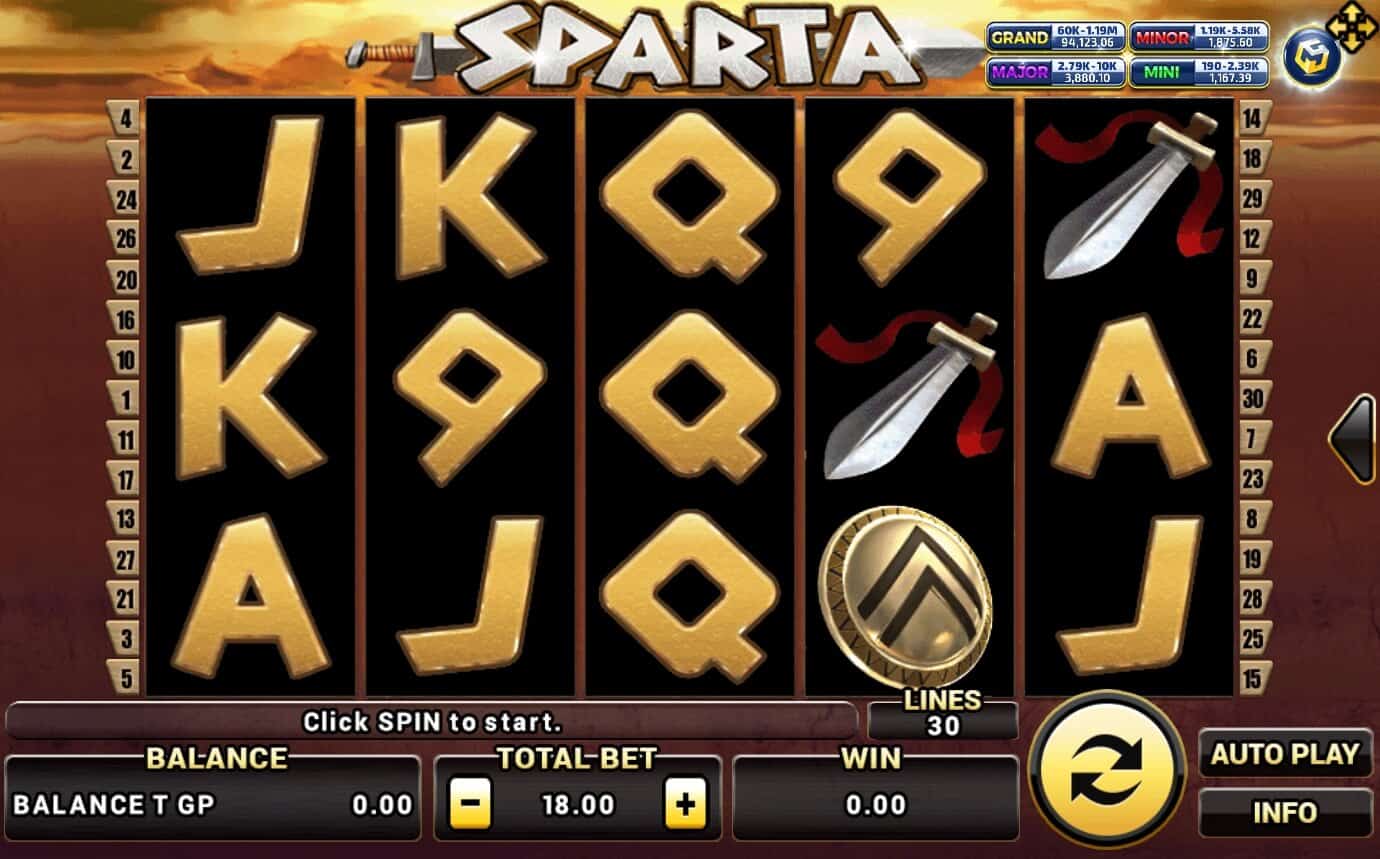 เกม สล็อต xo Sparta 35 slotxo