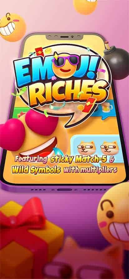 Emoji Riches PG Slot สล็อต PG พีจีสล็อต