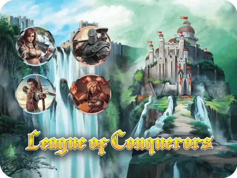 League of Conquerors สล็อต Gamatron จาก amb เครดิตฟรี