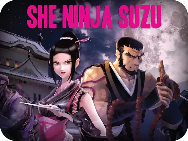 She Ninja Suzu สล็อต Gamatron จาก AMBBET วอเลท