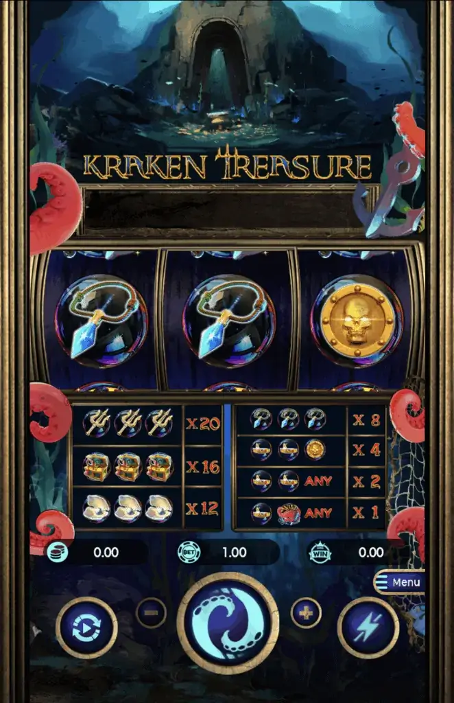 Kraken Treasure เกมสล็อตออนไลน์จาก AMB Slot เล่นได้ที่ amb ดาวน์โหลด