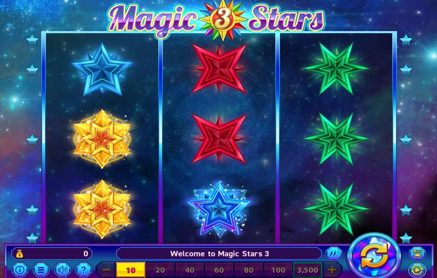Magic Stars 3 ค่าย Wazdan เว็บ AMBBET จาก AMB Bet